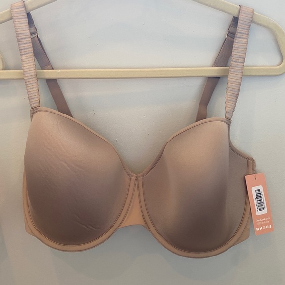 Thirdlove 24/7 Classic T-Shirt Bra in Taupe - Picture 2 of 9